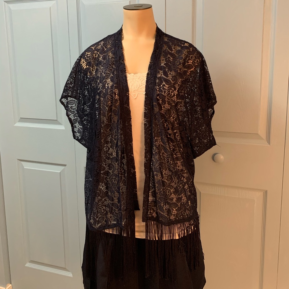 Fringed Kimono